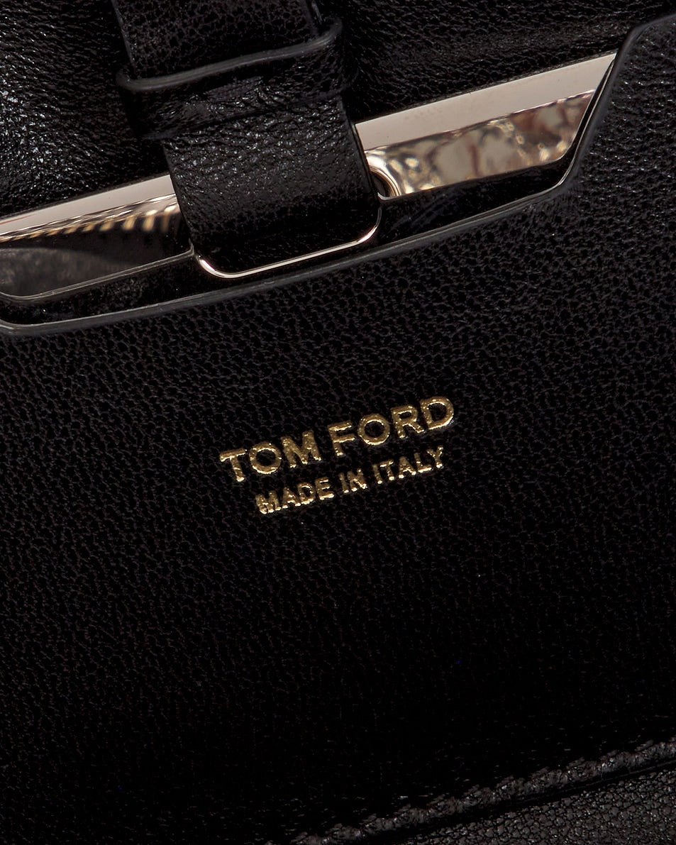 TOM FORD PRINTED PYTHON CLUTCH - BEYMEN