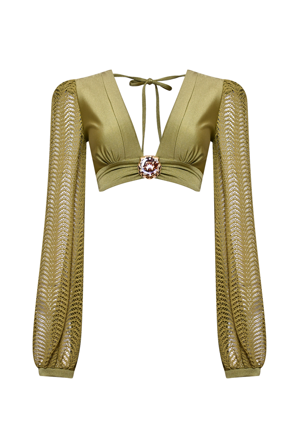 PATBO WAVE MESH TOP - BEYMEN