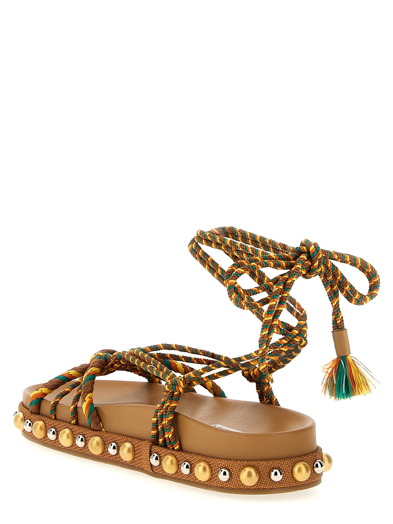 AQUAZZURA TROPICAL ROPE FOOTBED FLAT - BEYMEN