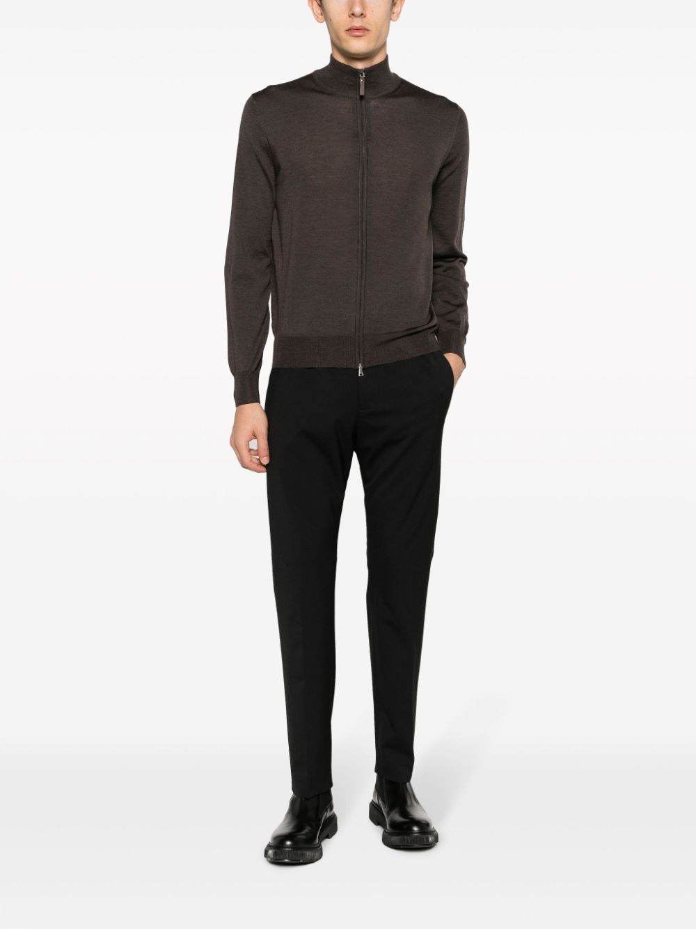 Brioni Zip Pullover