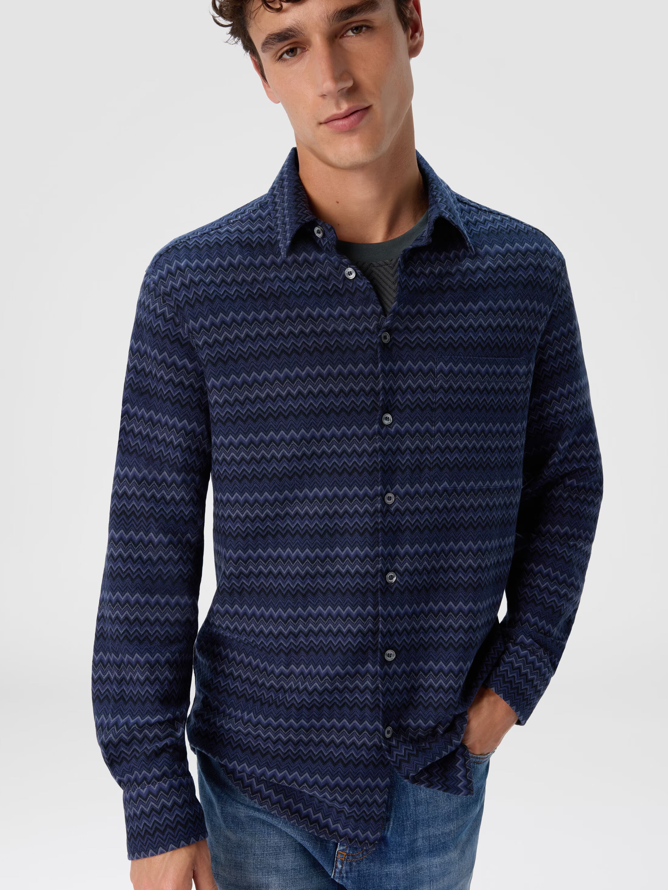 MISSONI LONG SLEEVE SHIRT - BEYMEN