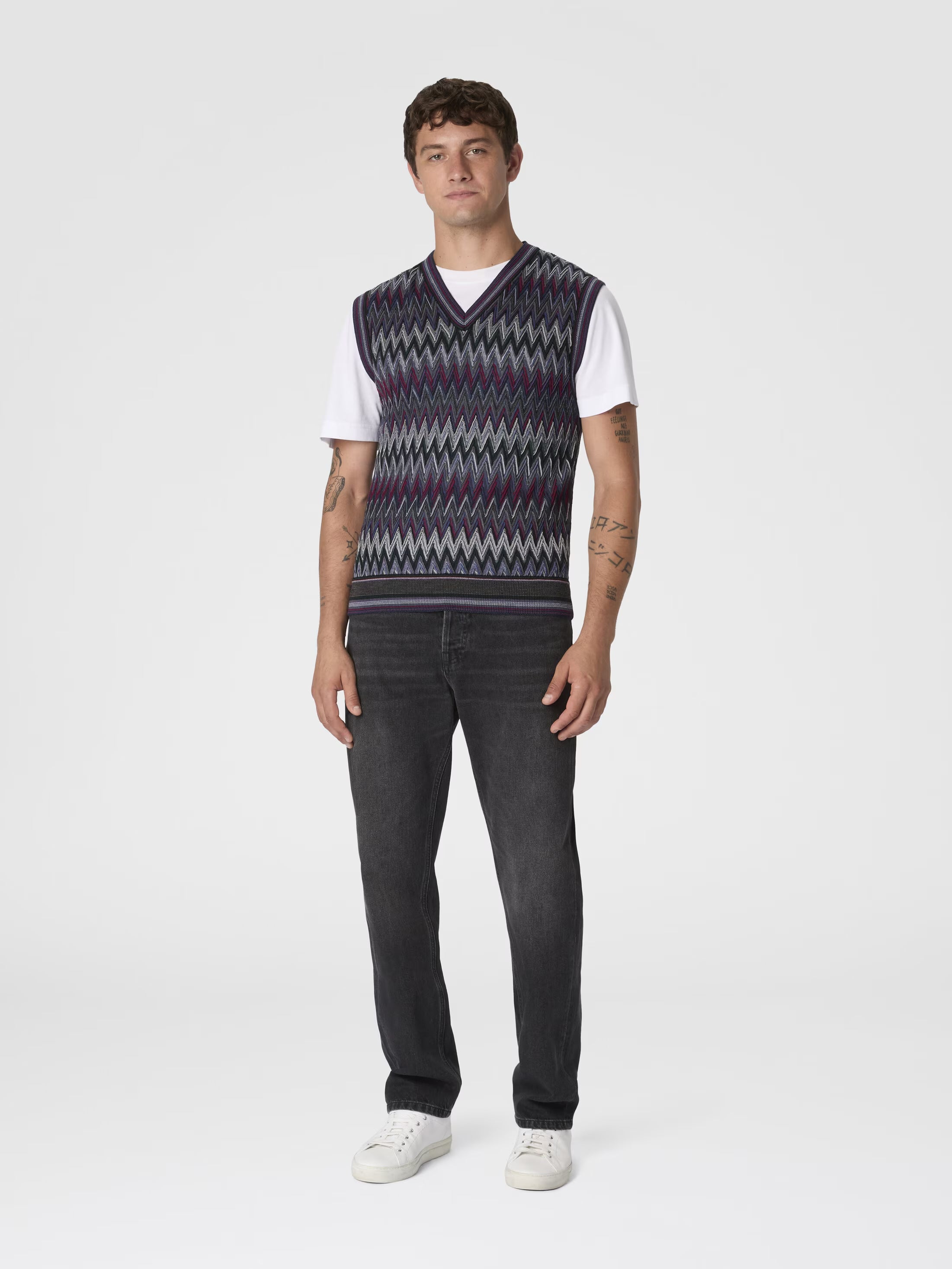 MISSONI V-NECK SWEATER - BEYMEN