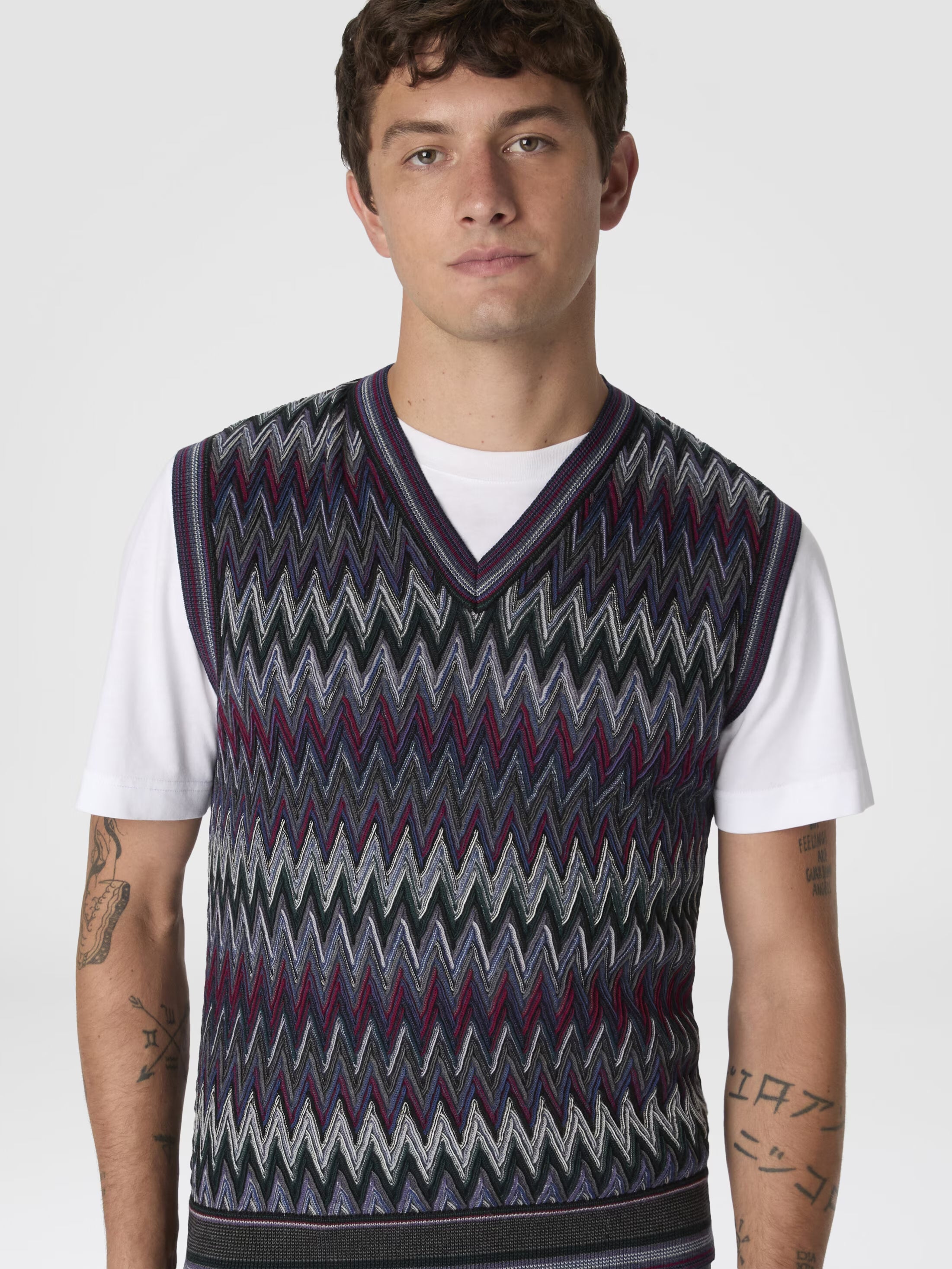 MISSONI V-NECK SWEATER - BEYMEN