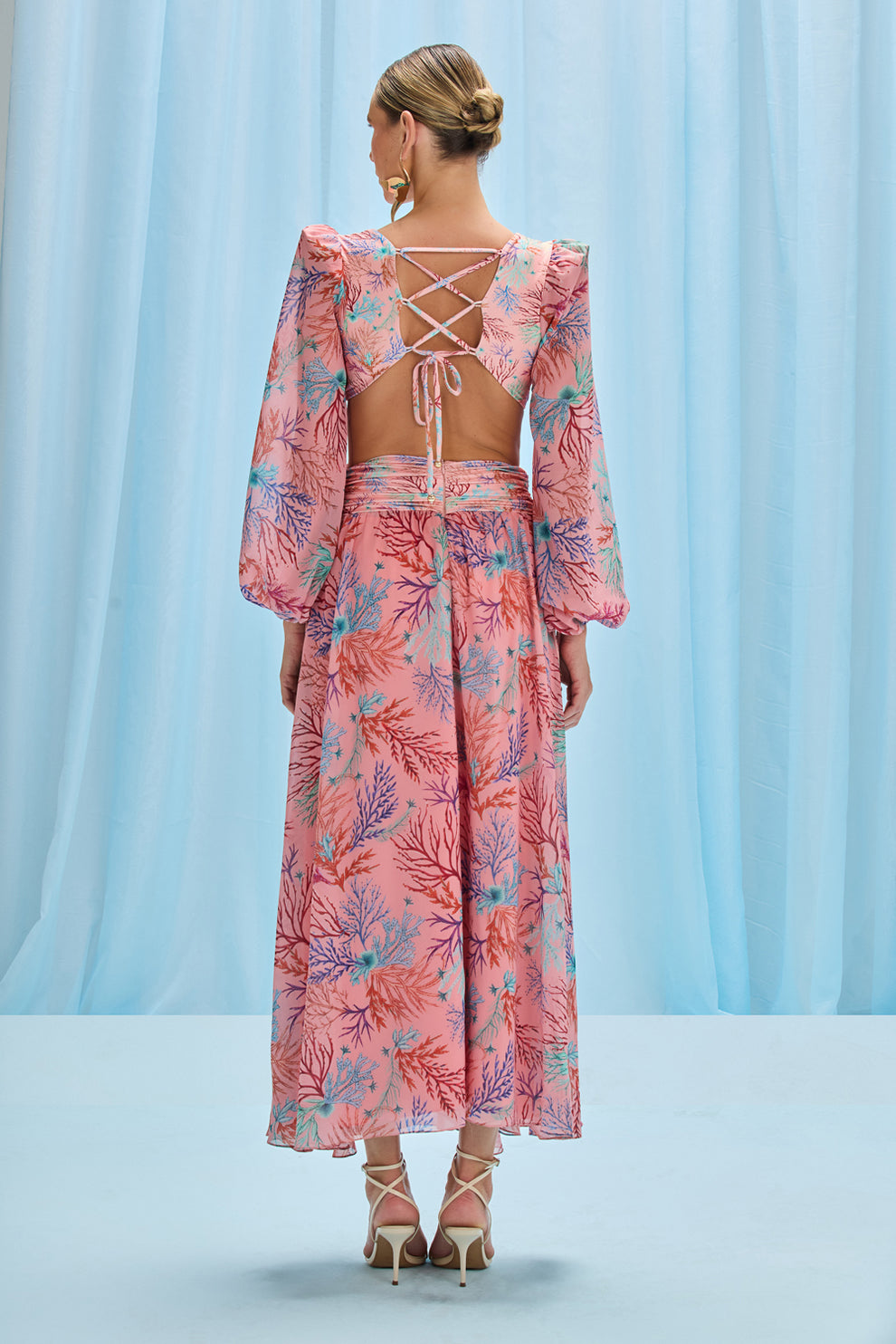 PATBO SEAWEED LONG SLEEVE BEACH DRES - BEYMEN