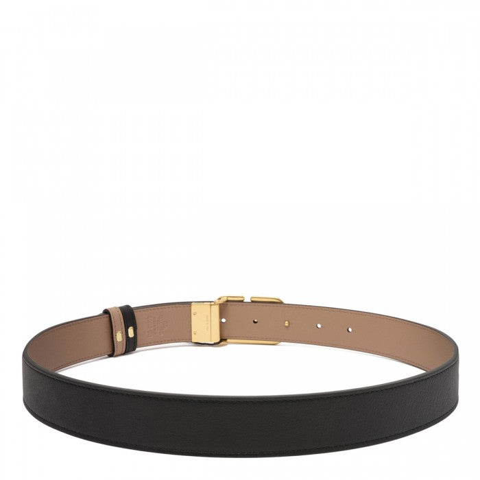 VALENTINO GARAVANI BOX CALF S./A.LIGHT GOLD LOGO - BEYMEN