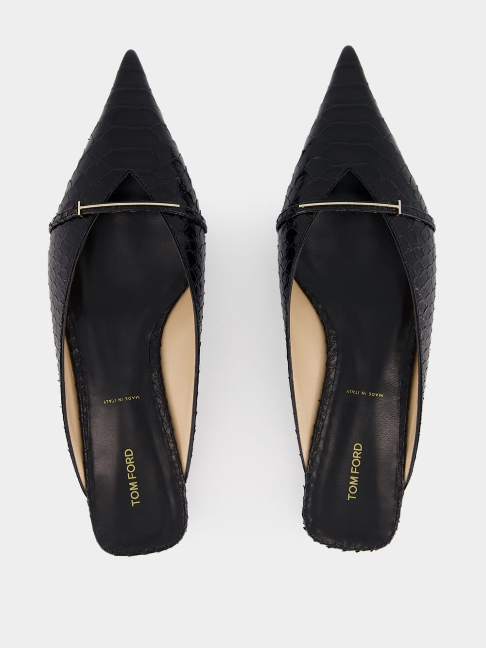 TOM FORD PRINTED PYTHON B/C MULE - BEYMEN