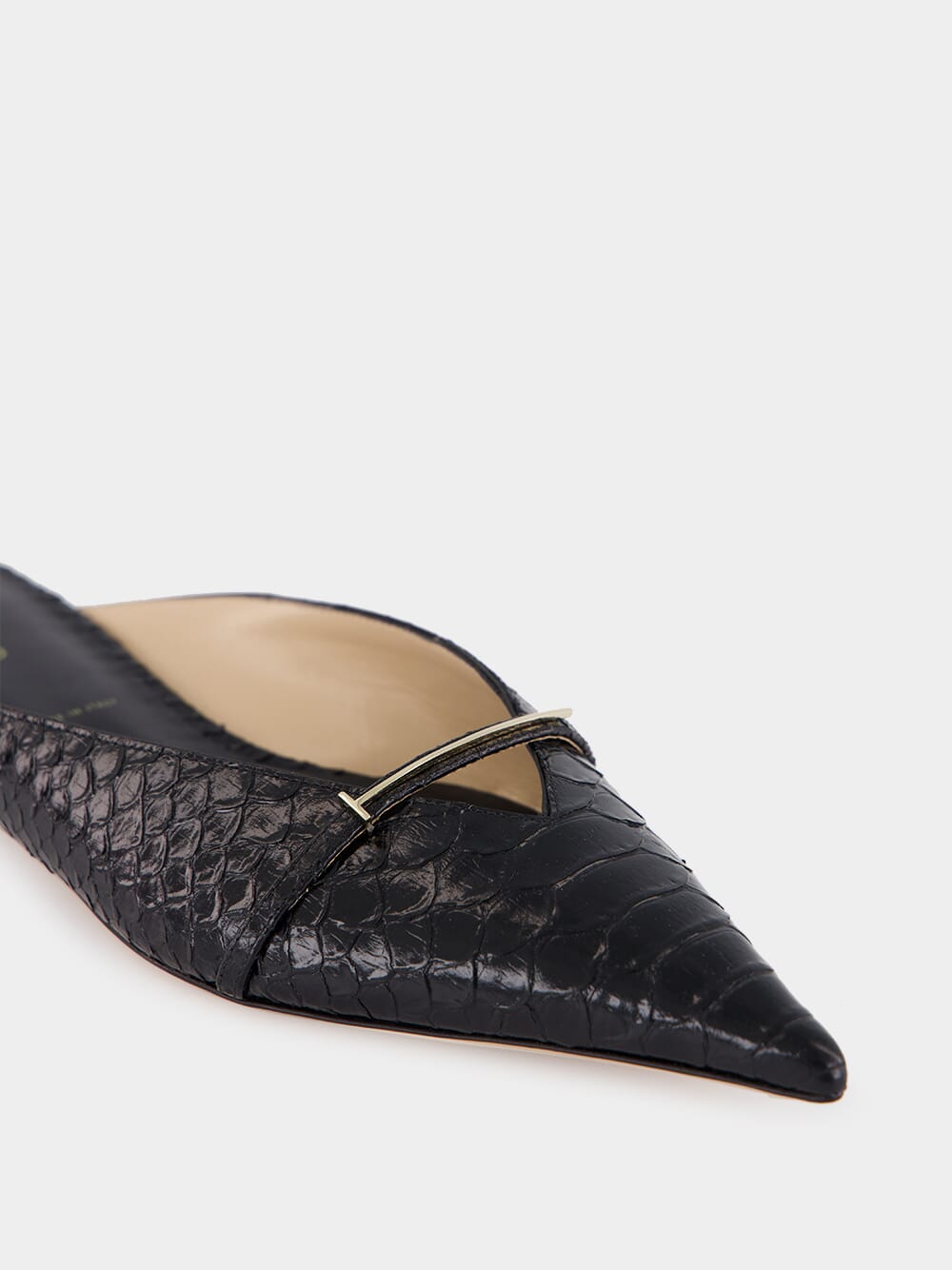 TOM FORD PRINTED PYTHON B/C MULE - BEYMEN
