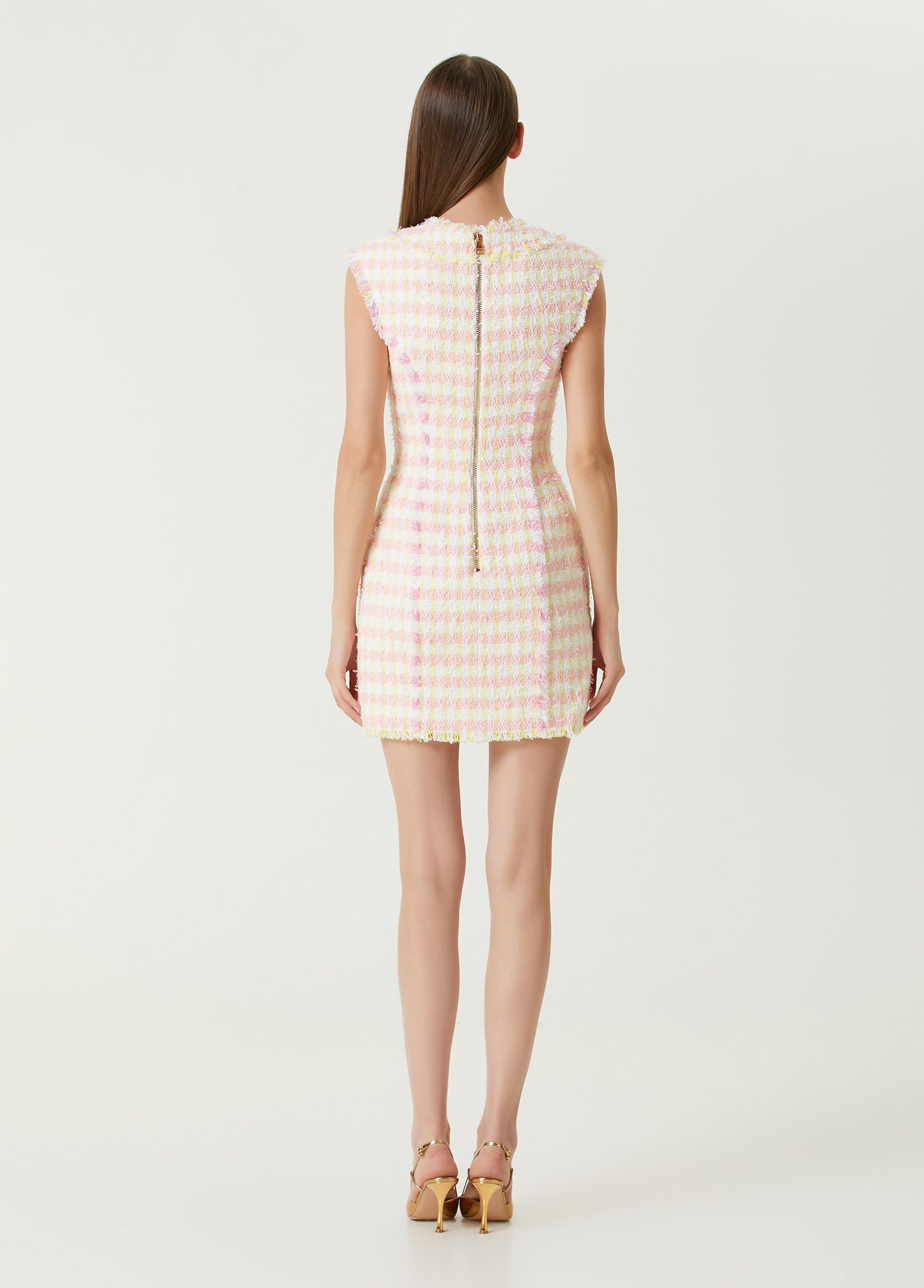 BALMAIN MIAMI TWEED SHORT DRESS - BEYMEN