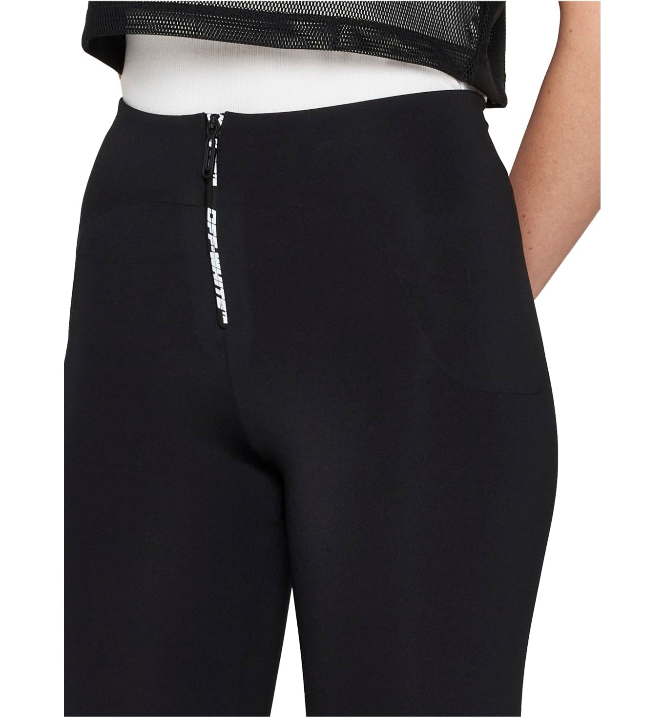 OFF-WHITE ZIP LOGO CYCLING SHORTS - BEYMEN