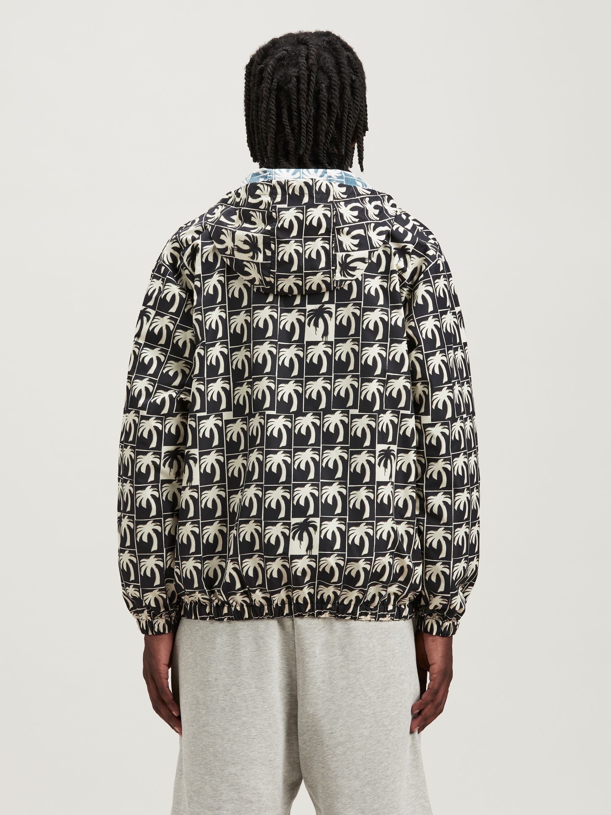 PALM ANGELS DRIPPING PALM WINDBREAKER - BEYMEN
