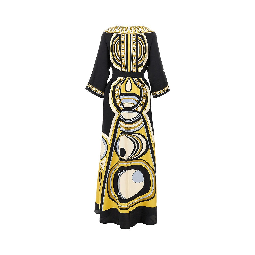 LA DOUBLEJ MUUMUU DRESS ROUND NECK - BEYMEN