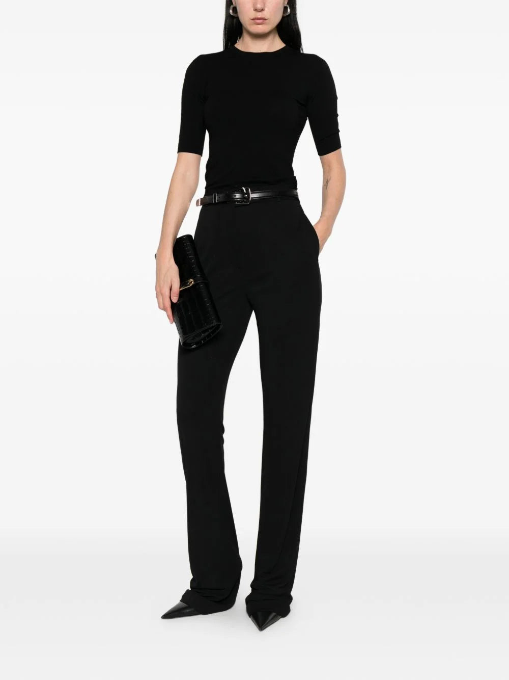TOM FORD CREPE JERSEY STRAIGHT PANTS - BEYMEN