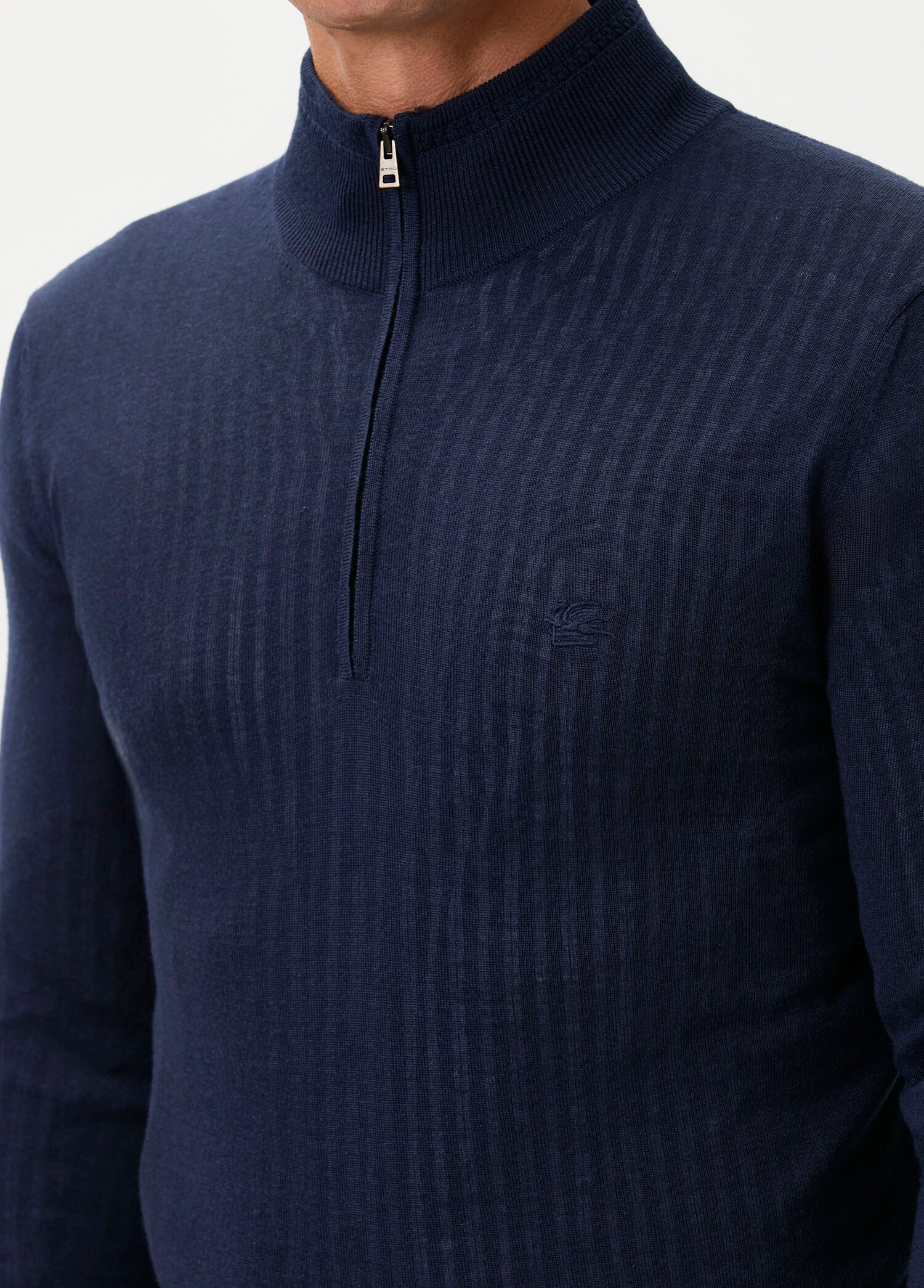 ETRO KNITTED QUARTER ZIP JUMPER - BEYMEN