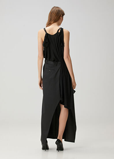 BALENCIAGA PATCHED SLIP DRESS - BEYMEN