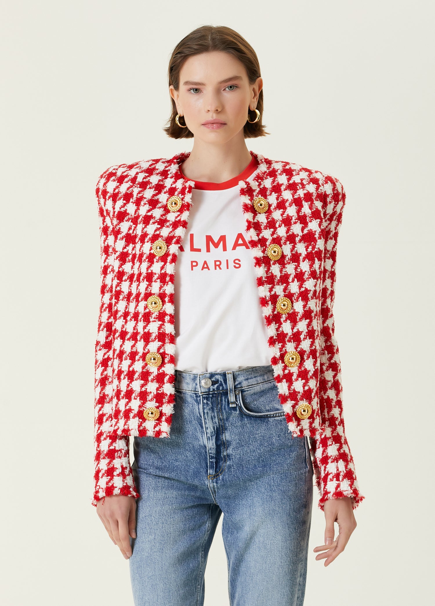 BALMAIN TWEED JACKET - BEYMEN
