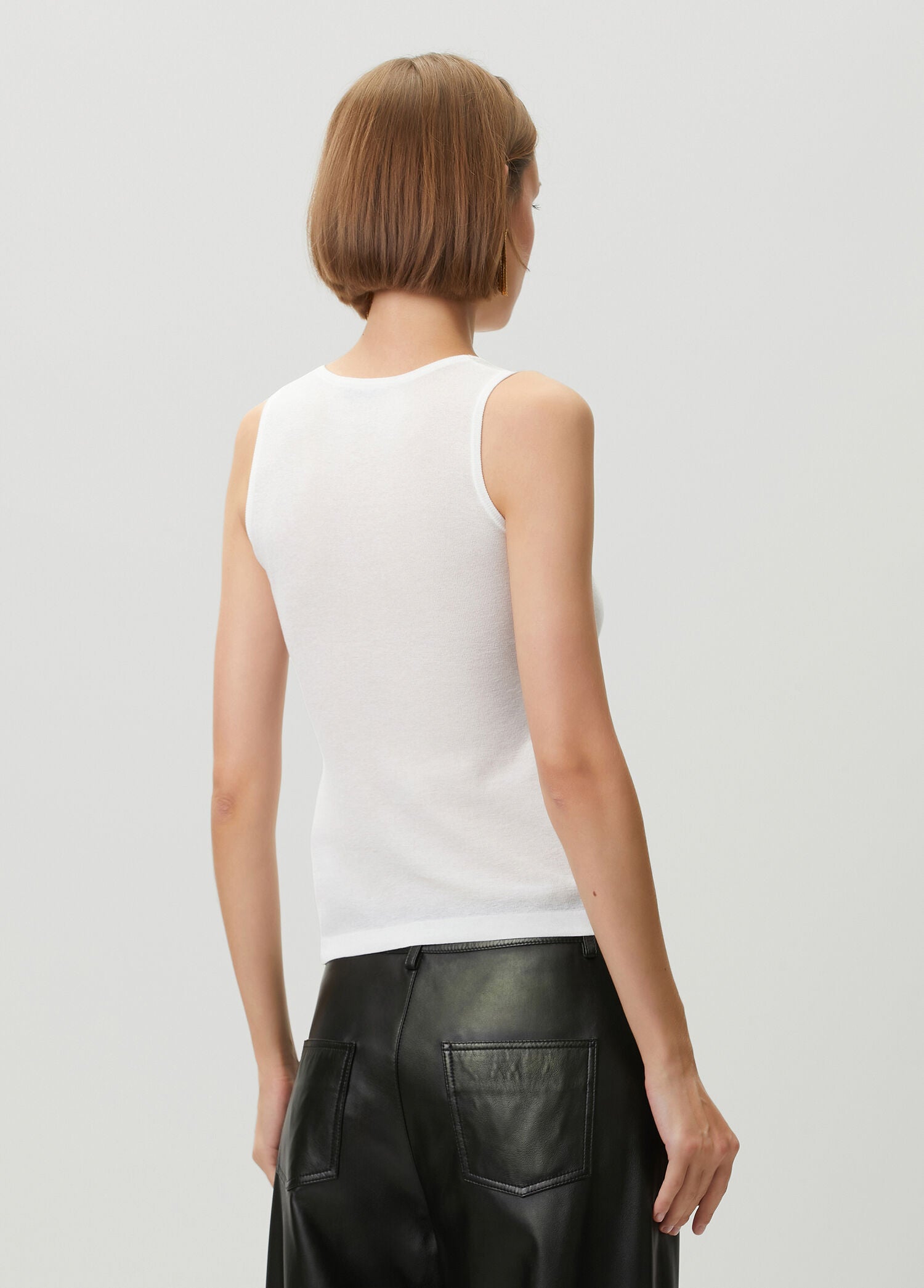 BALENCIAGA CROPPED TANK TOP - BEYMEN