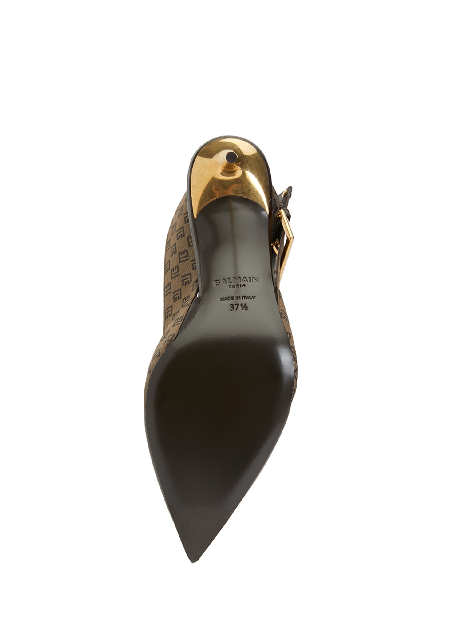 BALMAIN SLINGBACK LOW RUBY-CALFSKIN&MI - BEYMEN