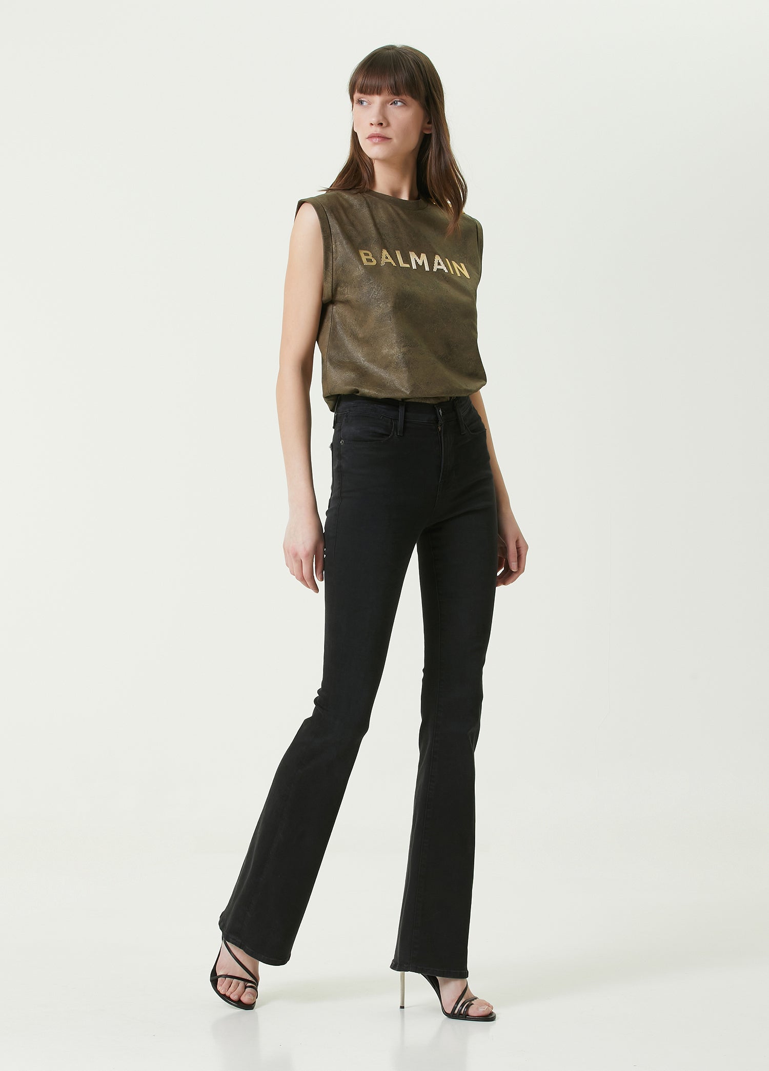 BALMAIN 3 BTN LOGO TANK TOP - BEYMEN