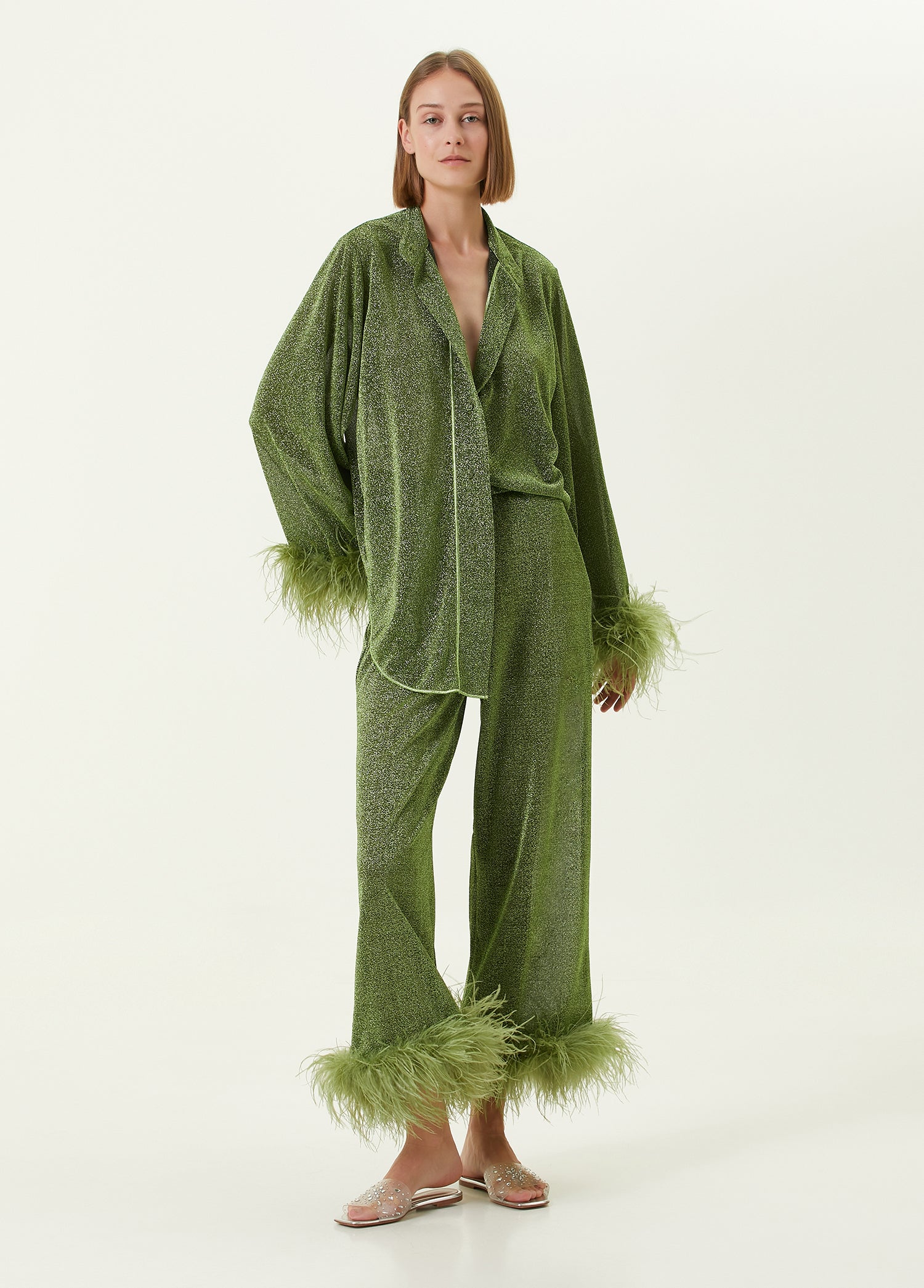 OSEREE LUMIERE PLUMAGE LONG SHIRT - BEYMEN
