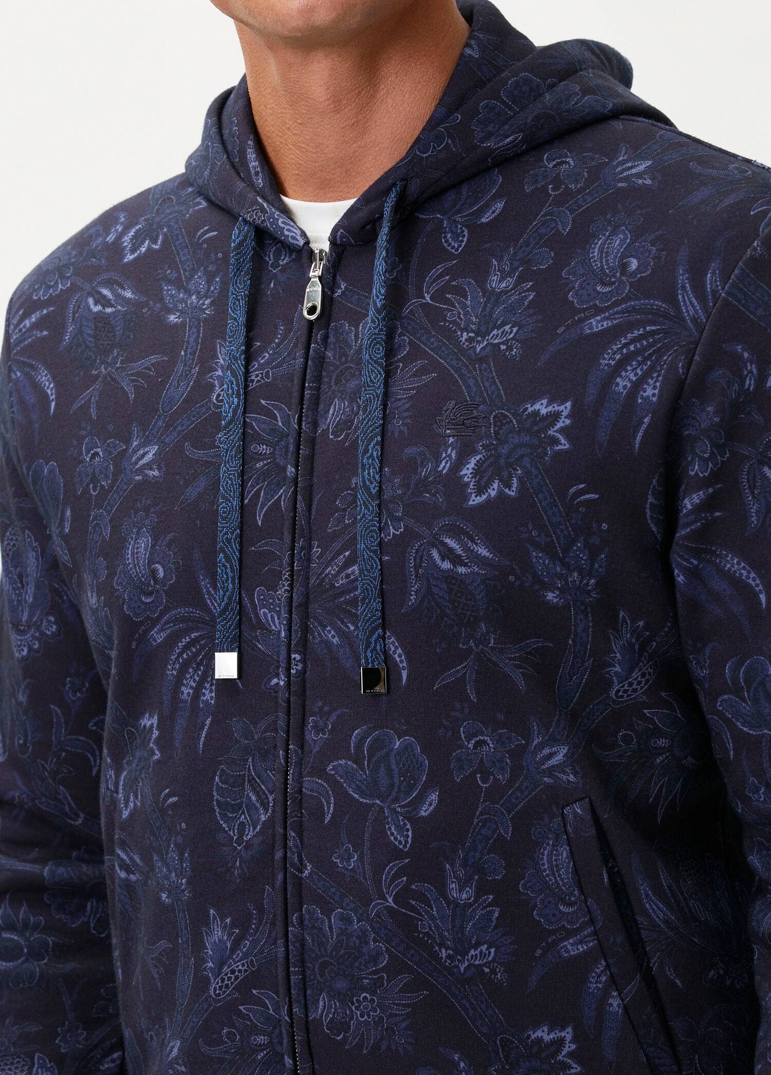 ETRO ZIPPED HOODIE WELT PKT - BEYMEN