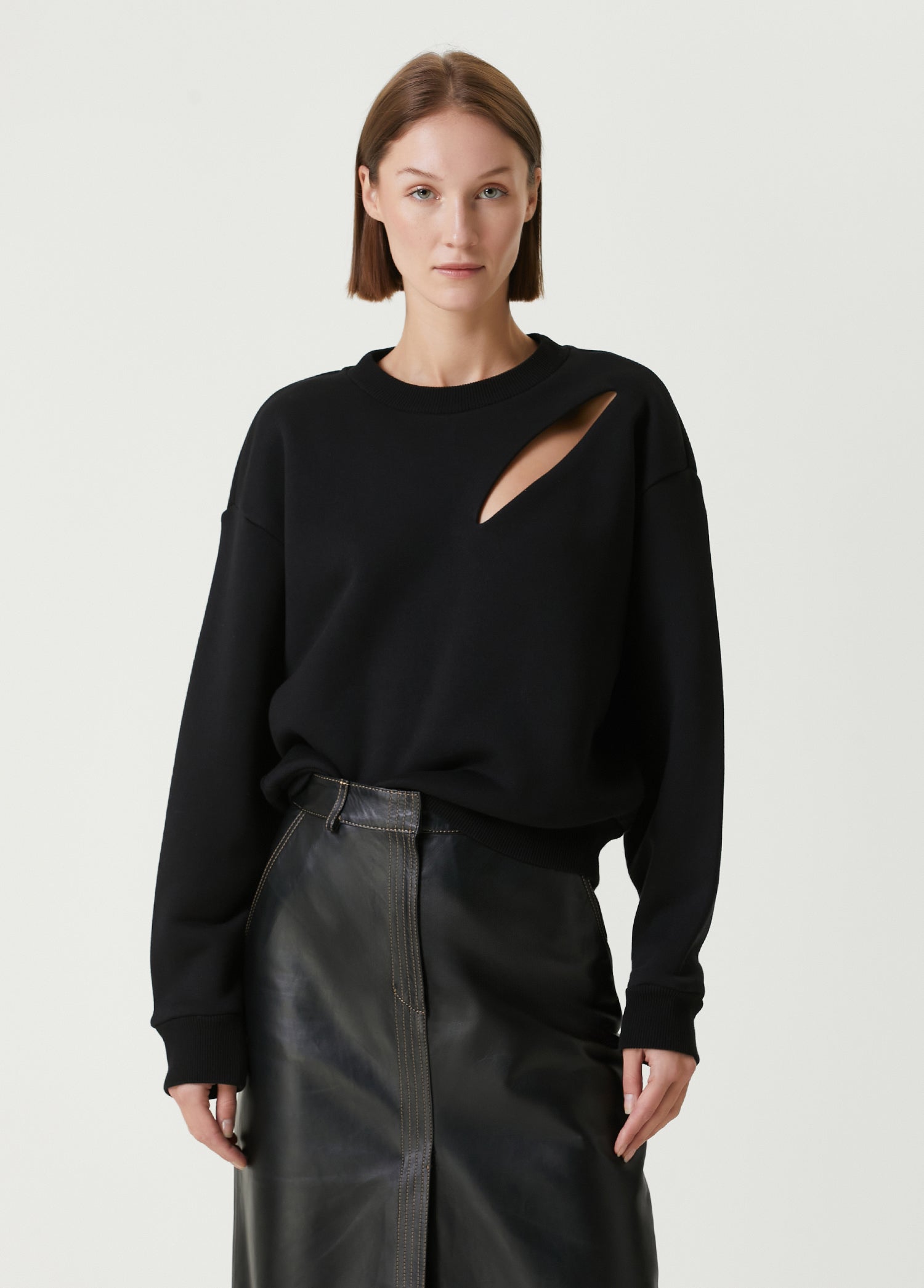 ALEXANDER MCQUEEN COTTON SWEATSHIR - BEYMEN