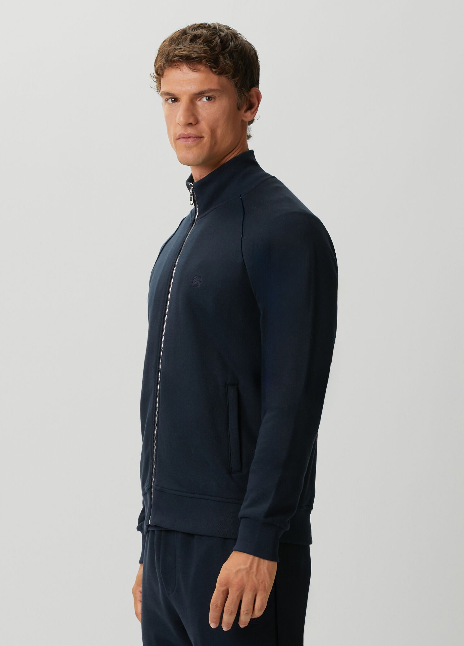 ETRO SWEAT BOMBER W/PIPING - BEYMEN