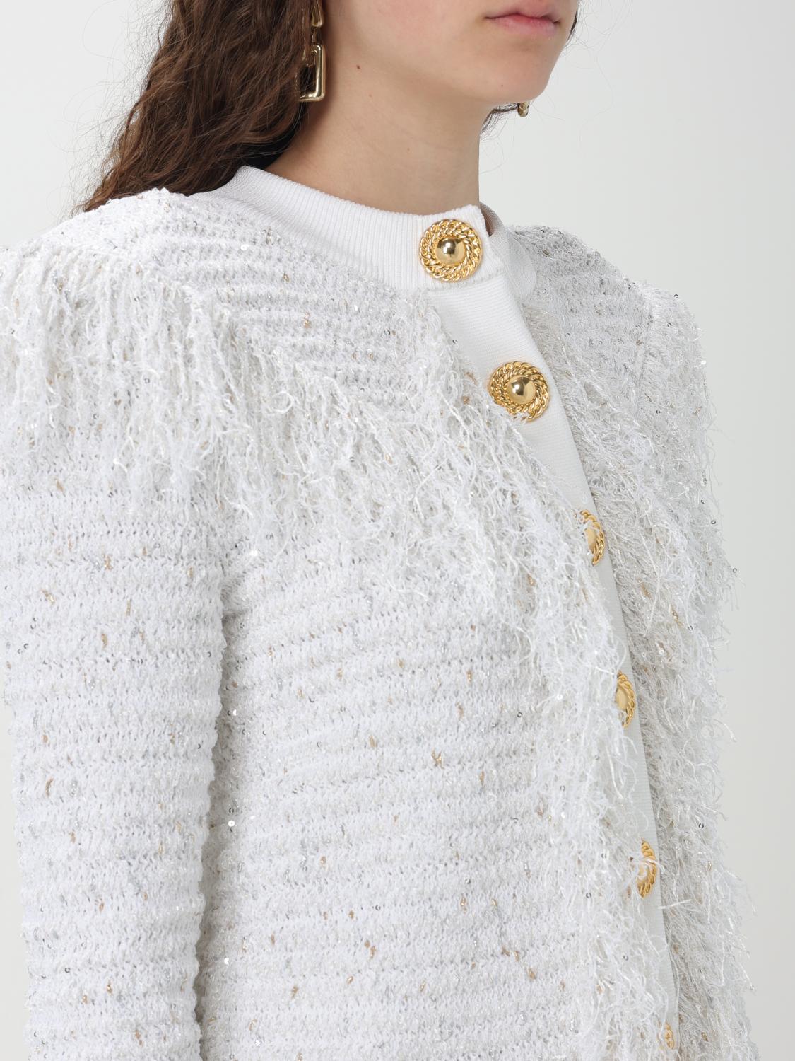 BALMAIN FRINGED TWEED JACKET - BEYMEN