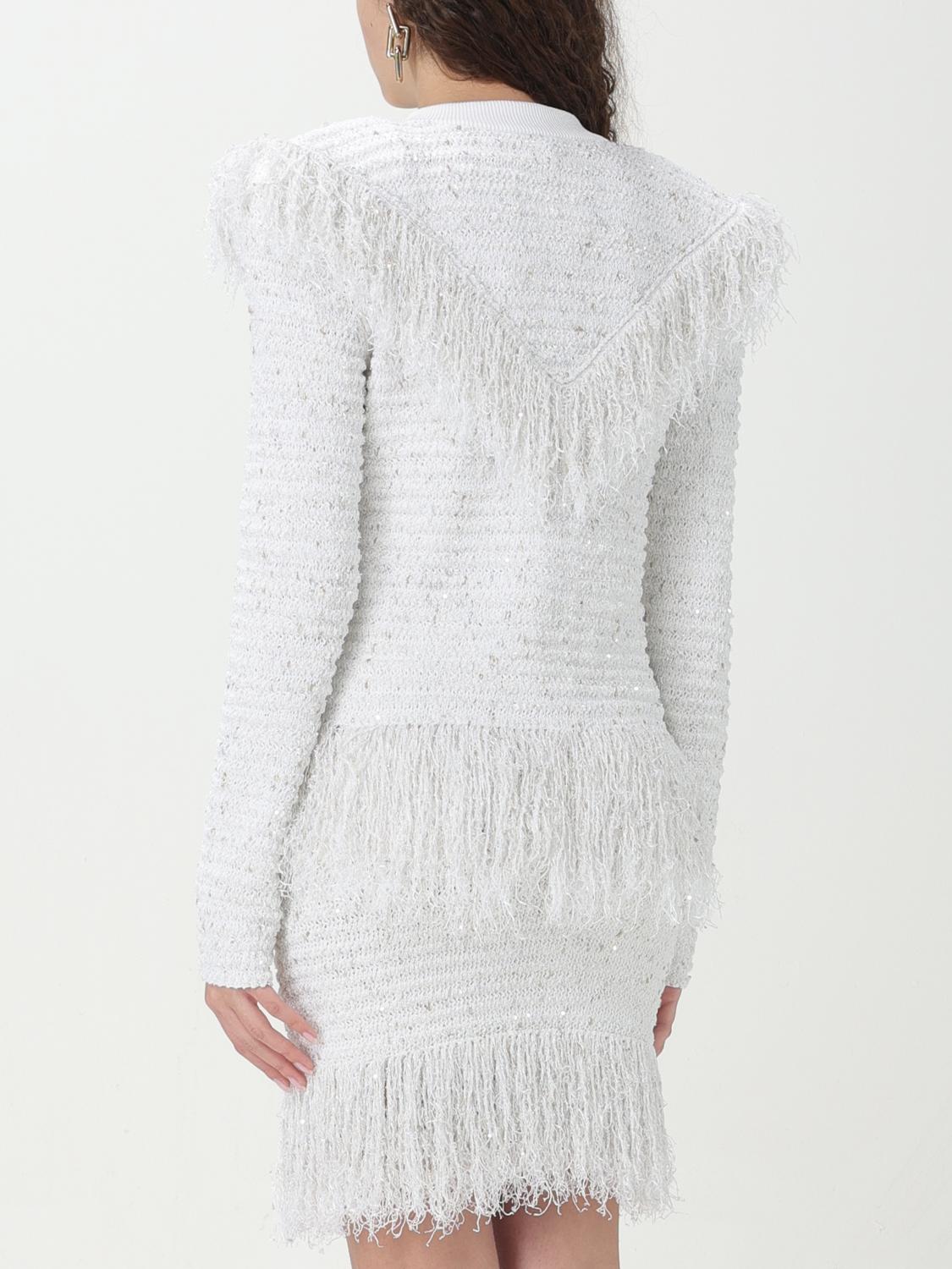 BALMAIN FRINGED TWEED JACKET - BEYMEN