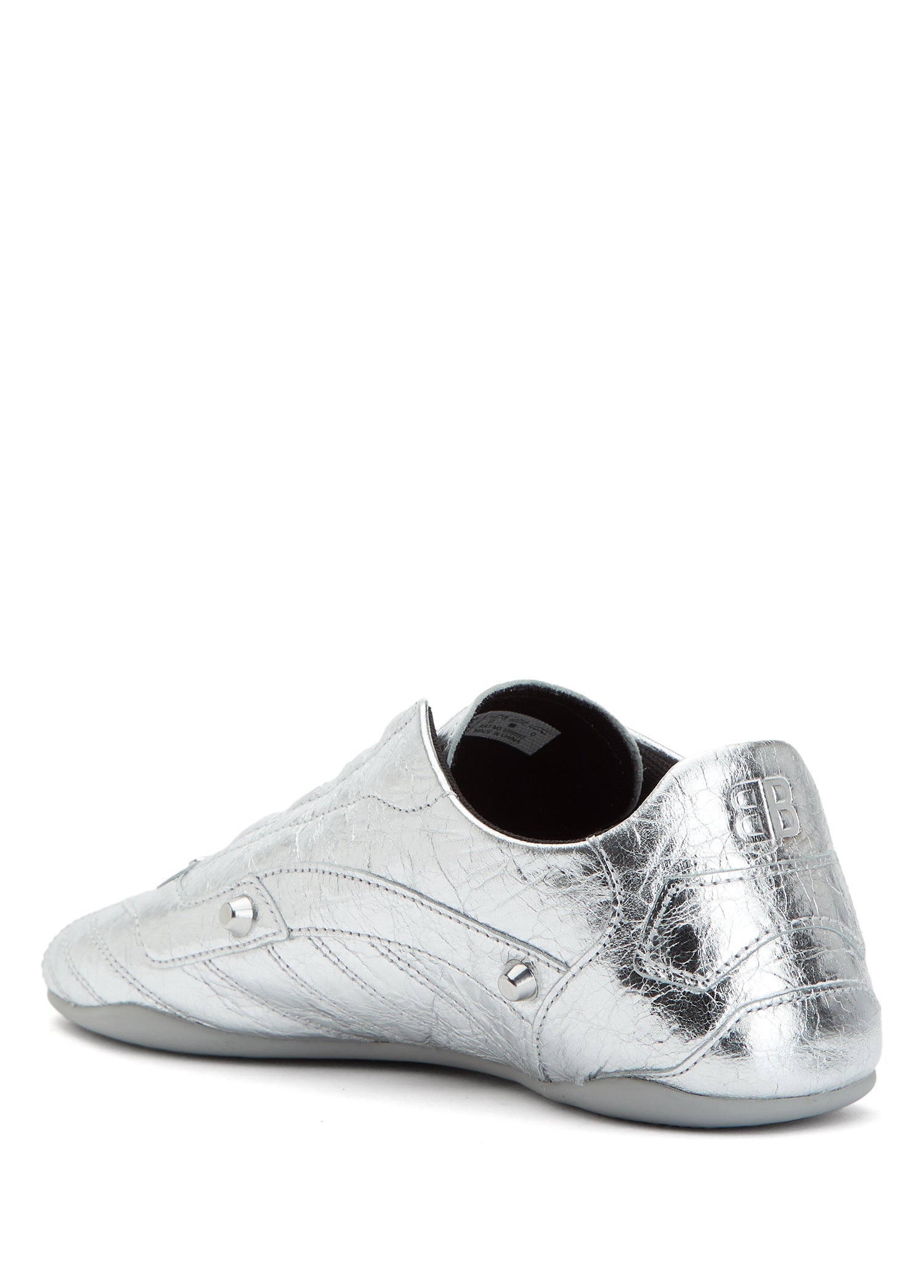 BALENCIAGA ZEN CITY CHOKO LAME - BEYMEN