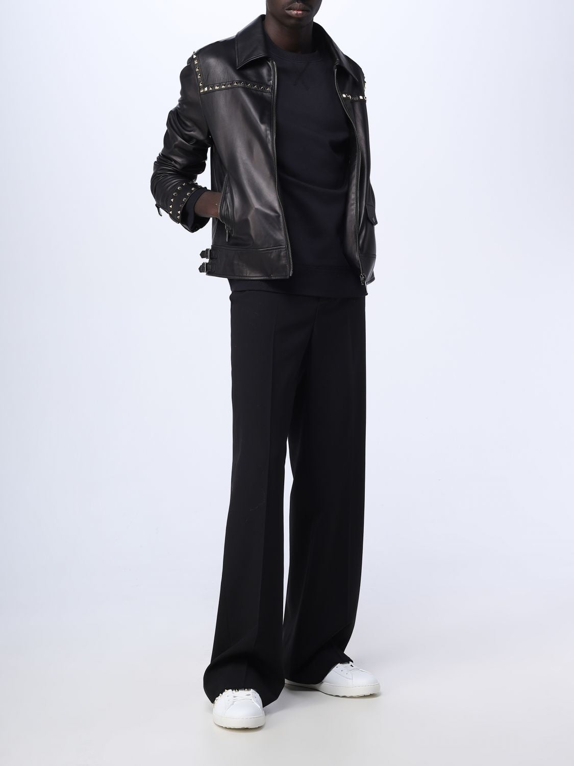 VALENTINO LEATHER JACKET - BEYMEN