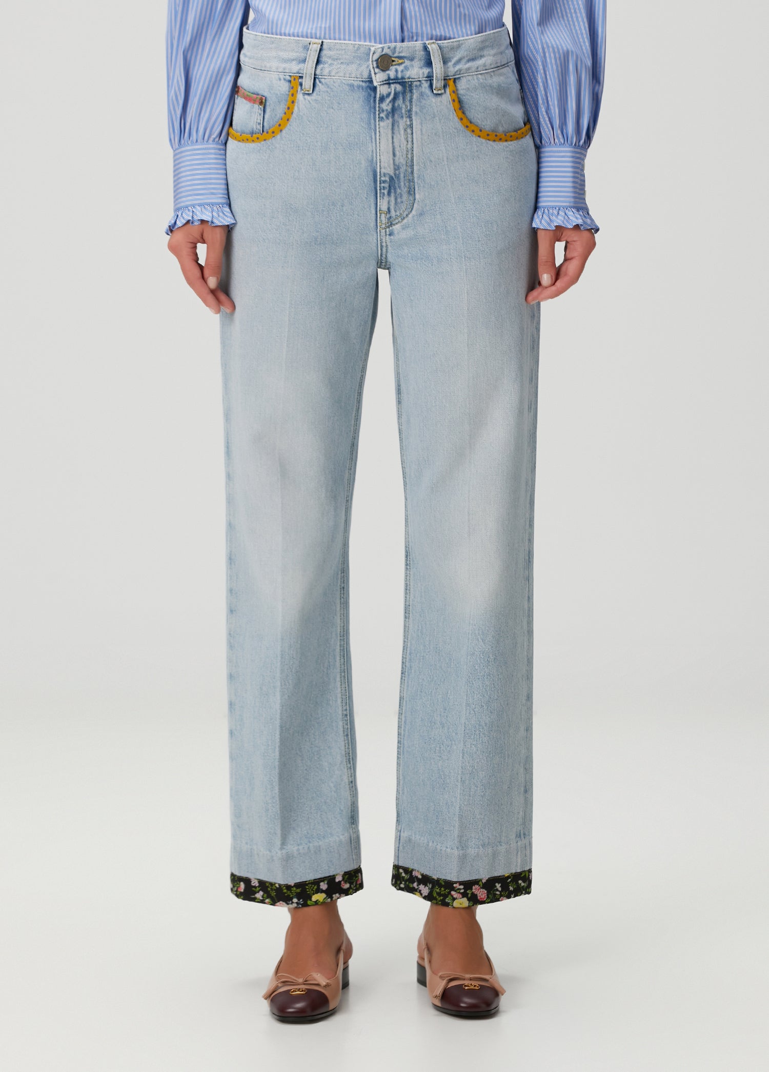VALENTINO GARAVANI PANTALONE IN DENIM - BEYMEN