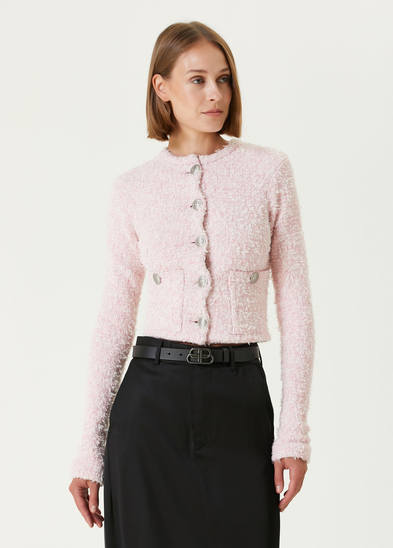 BALENCIAGA CROPPED CARDIGAN