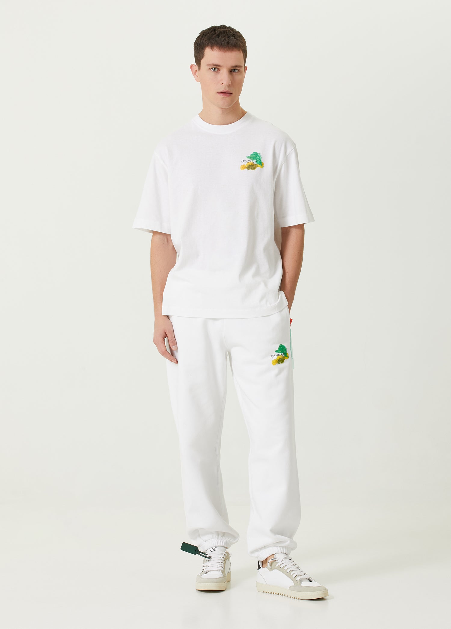 OFF WHITE BRUSH ARR SLIM SWEATPANT - BEYMEN