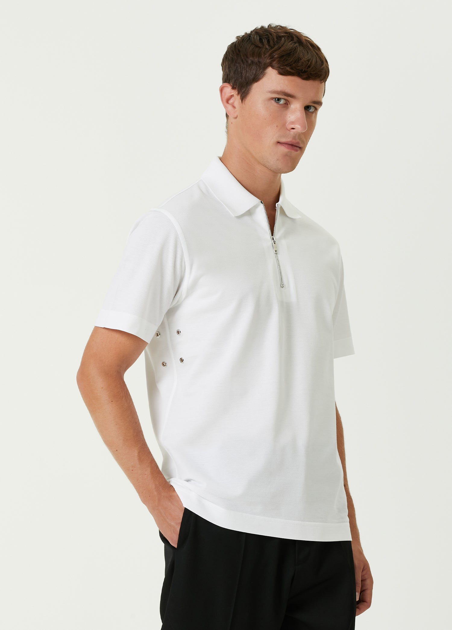 GIVENCHY CLASSIC FIT ZIP POLO - BEYMEN