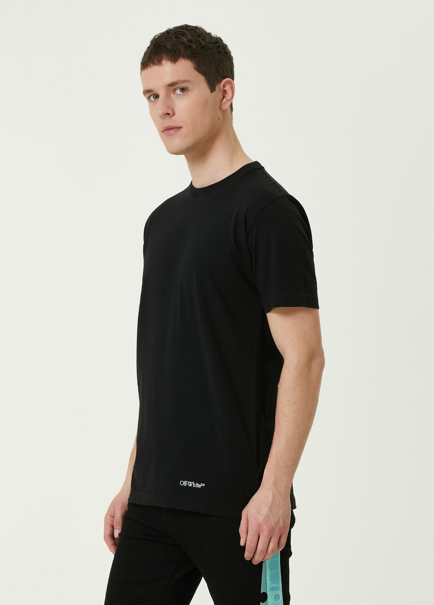 OFF-WHITE SCRIBBLE DIAG SLIM T-SHIRT