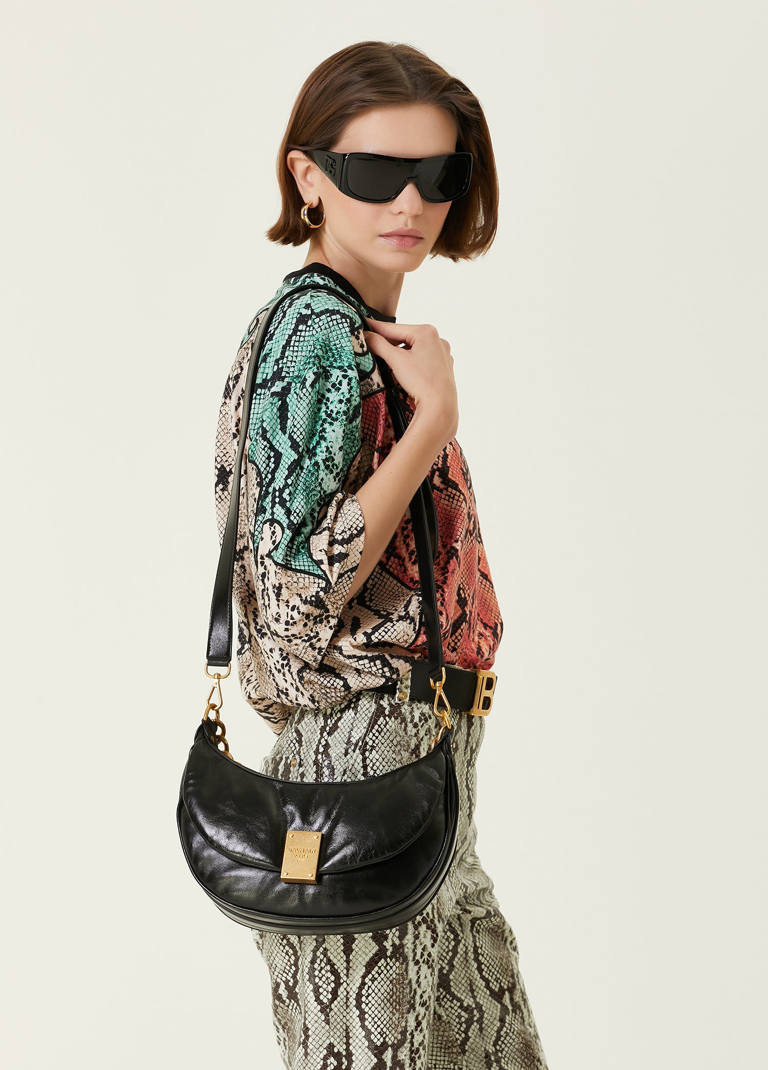 BALMAIN SOFT HOBO BAG