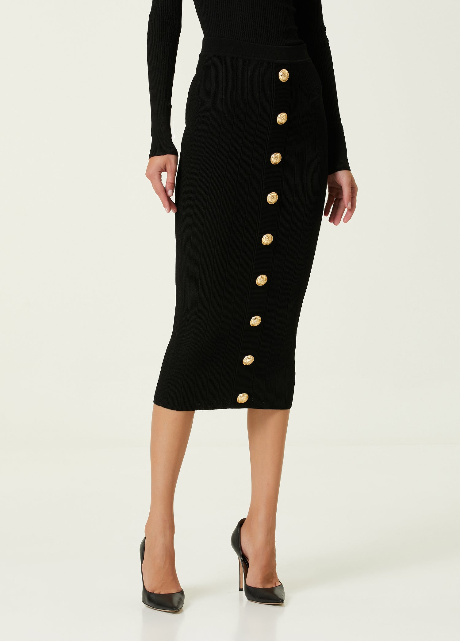 BALMAIN MIDI SKIRT - BEYMEN