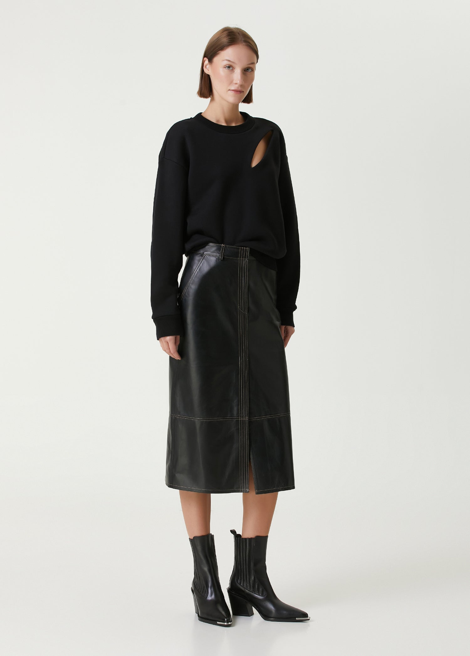 ALEXANDER MCQUEEN COTTON SWEATSHIR