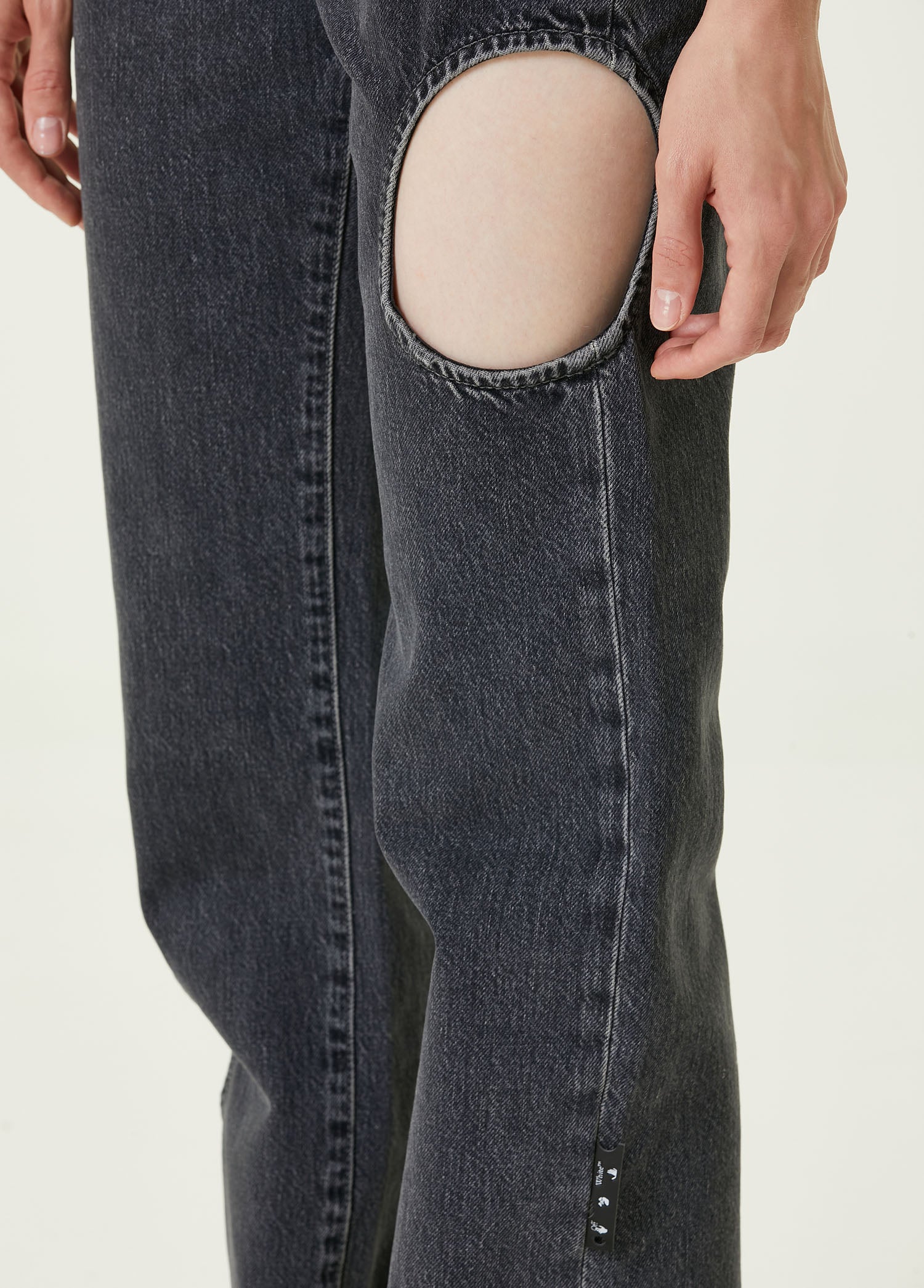 OFF-WHITE DENIM PANTS - BEYMEN