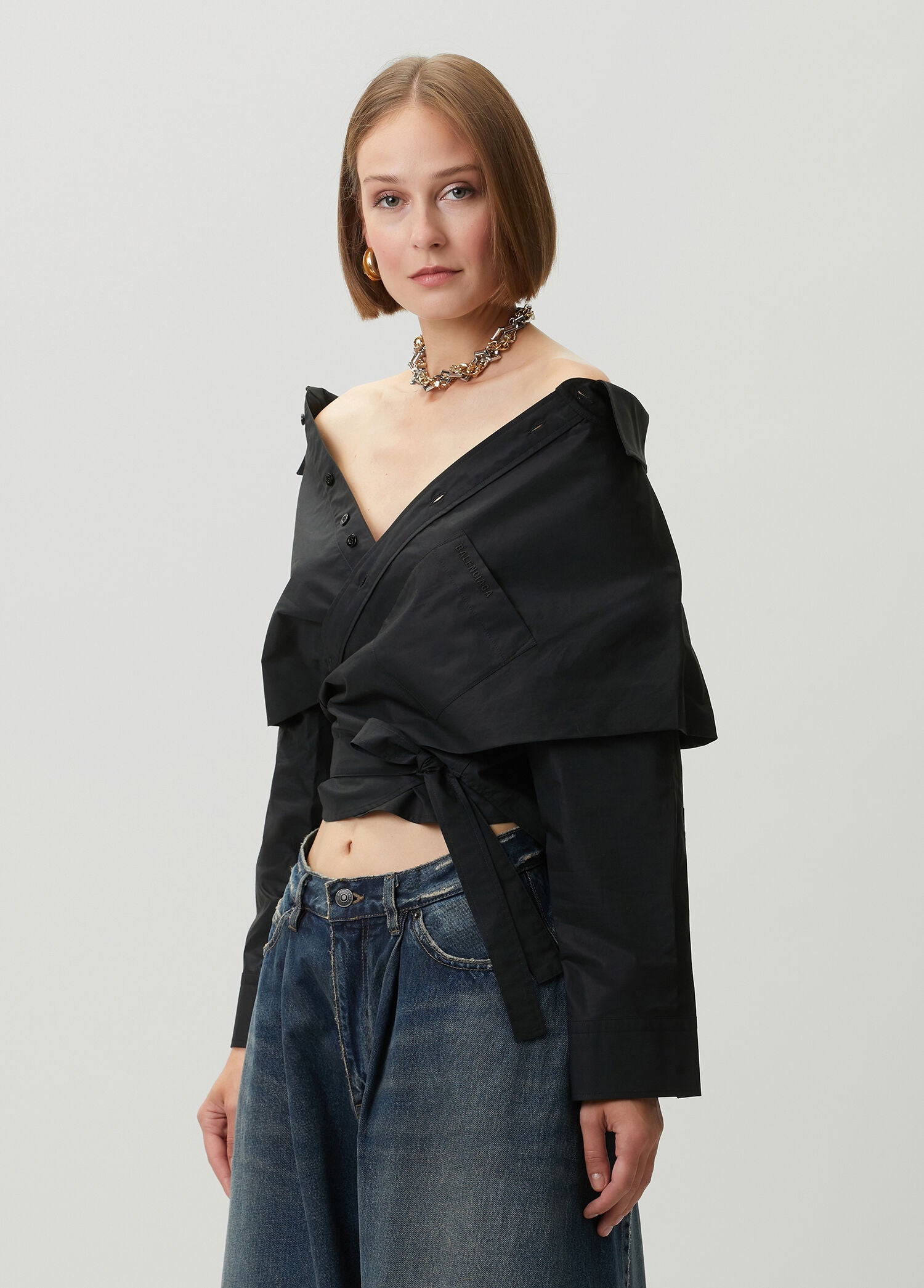 BALENCIAGA WRAP SHIRT - BEYMEN