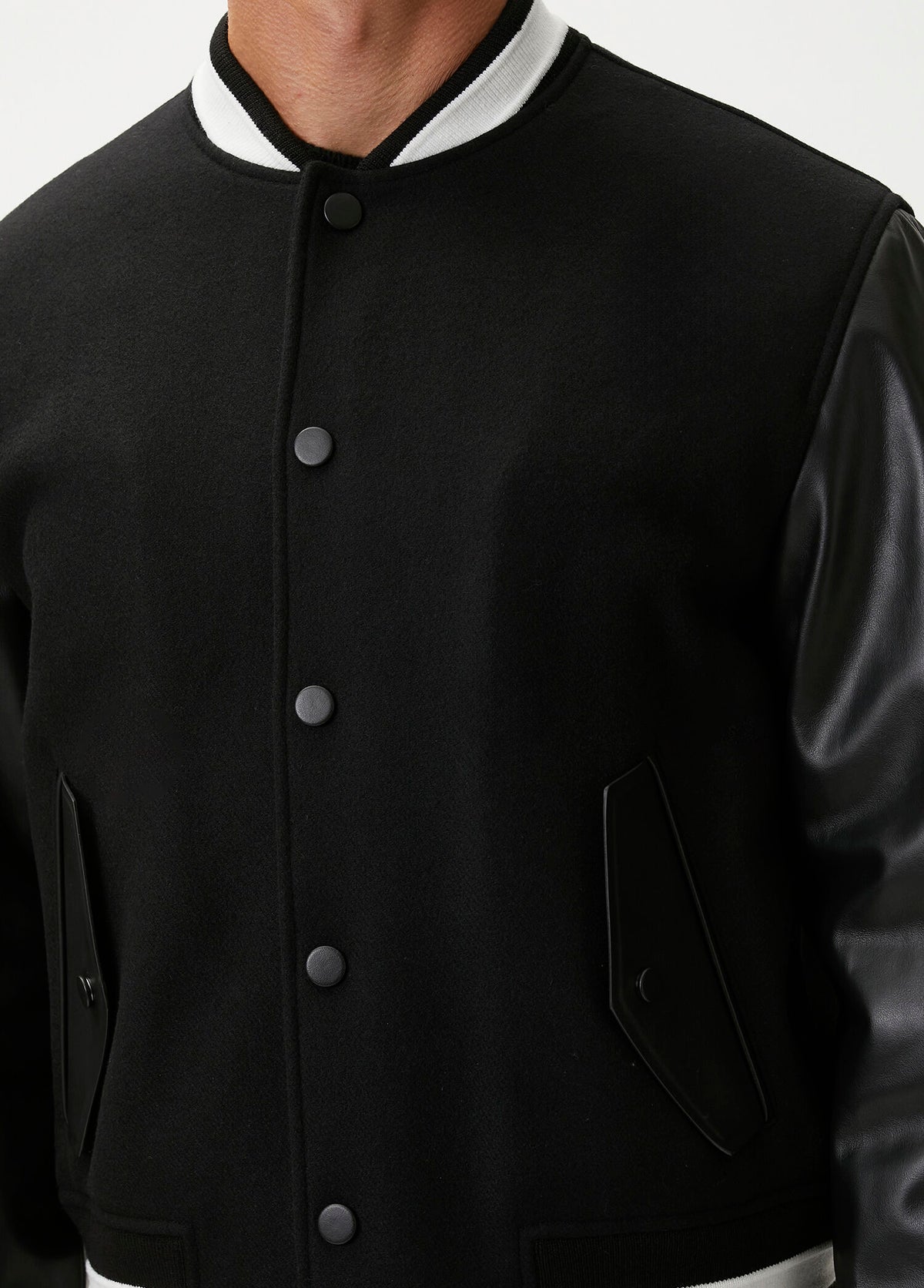 GIVENCHY MIX MATERIAL BLOUSON - BEYMEN