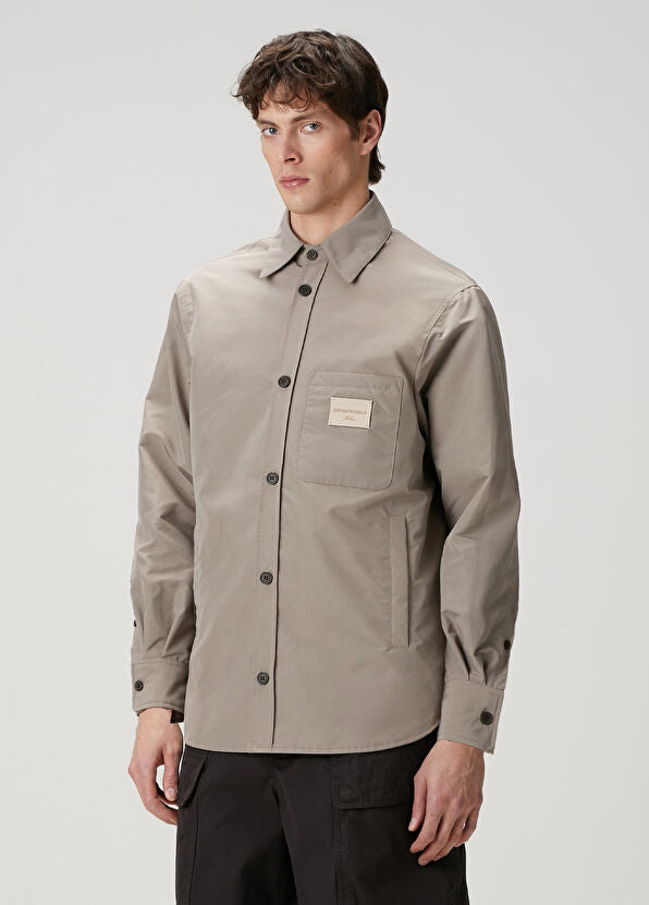 EMPORIO ARMANI NYLON SHIRT JACKET - BEYMEN