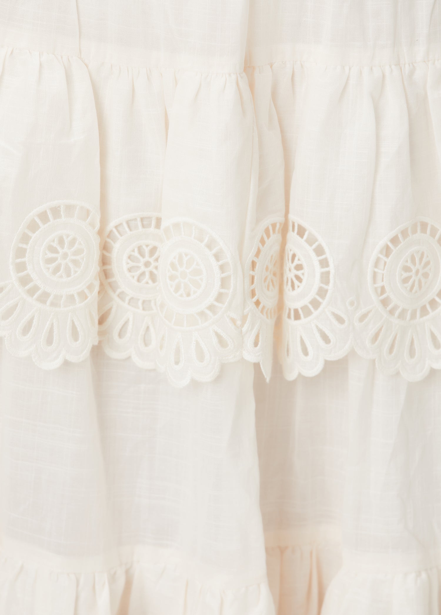 ZIMMERMAN LUCKY EMBROIDERED MIDI SKIRT - BEYMEN