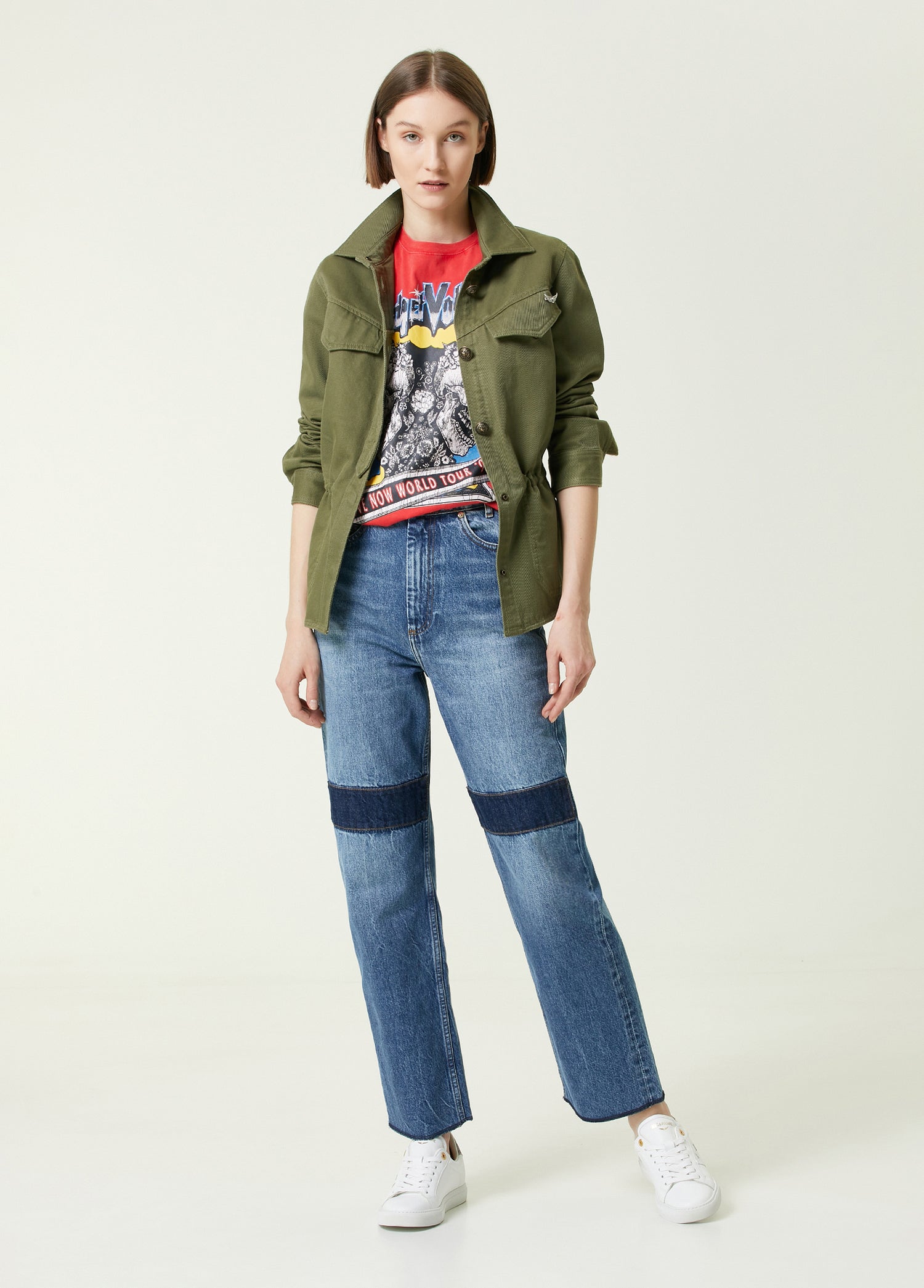 ZADIG & VOLTAIRE TED HC CONCERT DOUBLE SKULL HE