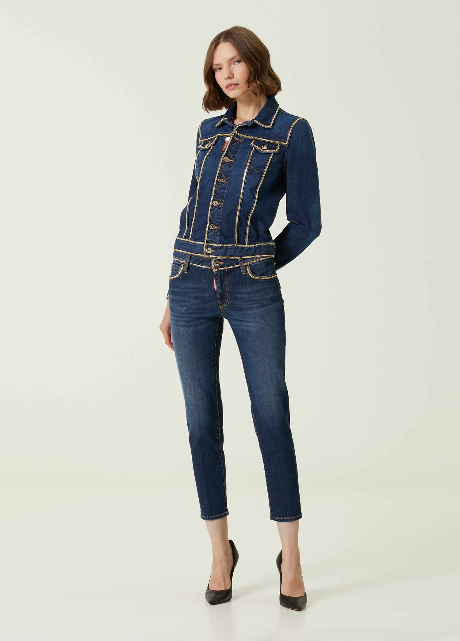DSQUARED2 LIGHT STUD LINE JKT - BEYMEN