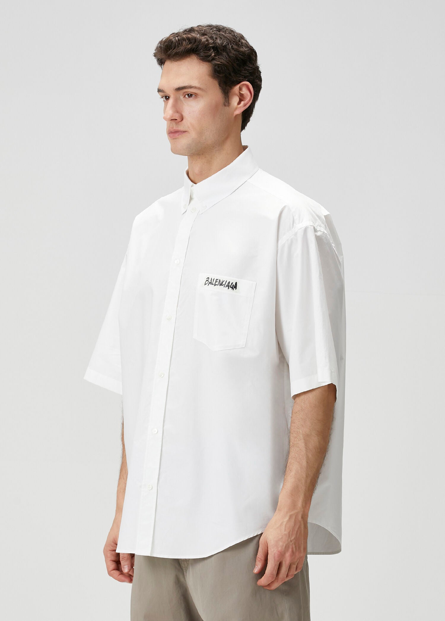 BALENCIAGA S/S LARGE FIT SHIRT - BEYMEN