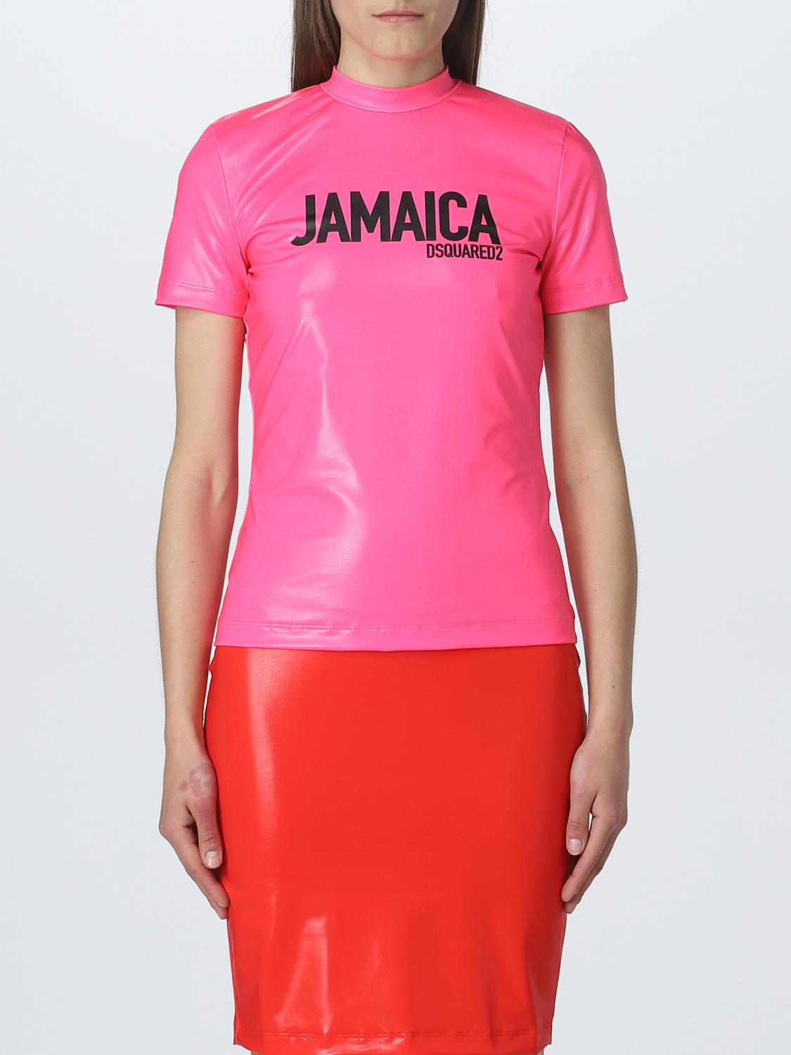 DSQUARED2 GLOSSY JAMAICA T-SHIRT - BEYMEN