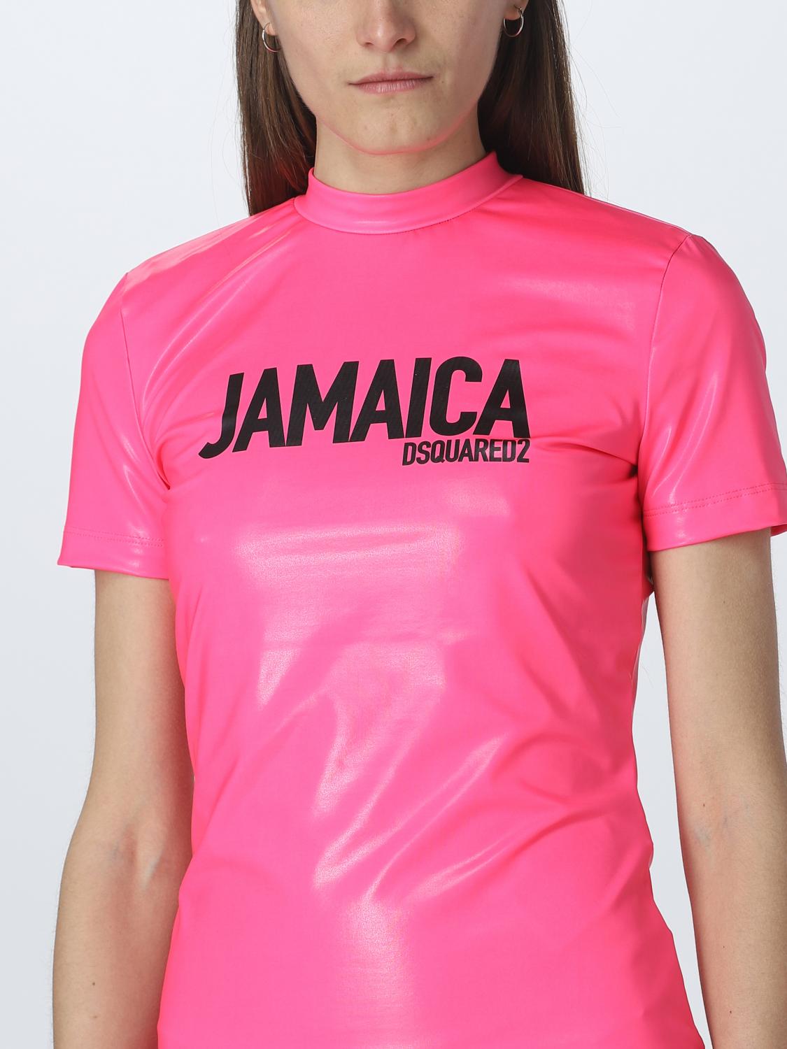 DSQUARED2 GLOSSY JAMAICA T-SHIRT - BEYMEN