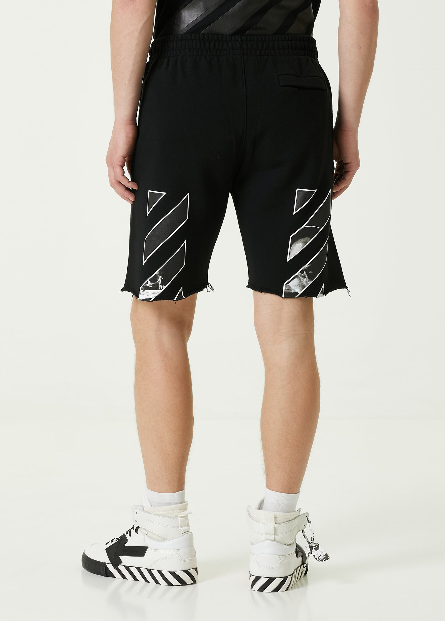 OFF-WHITE CARAVAG DIAG SWEATSHORT