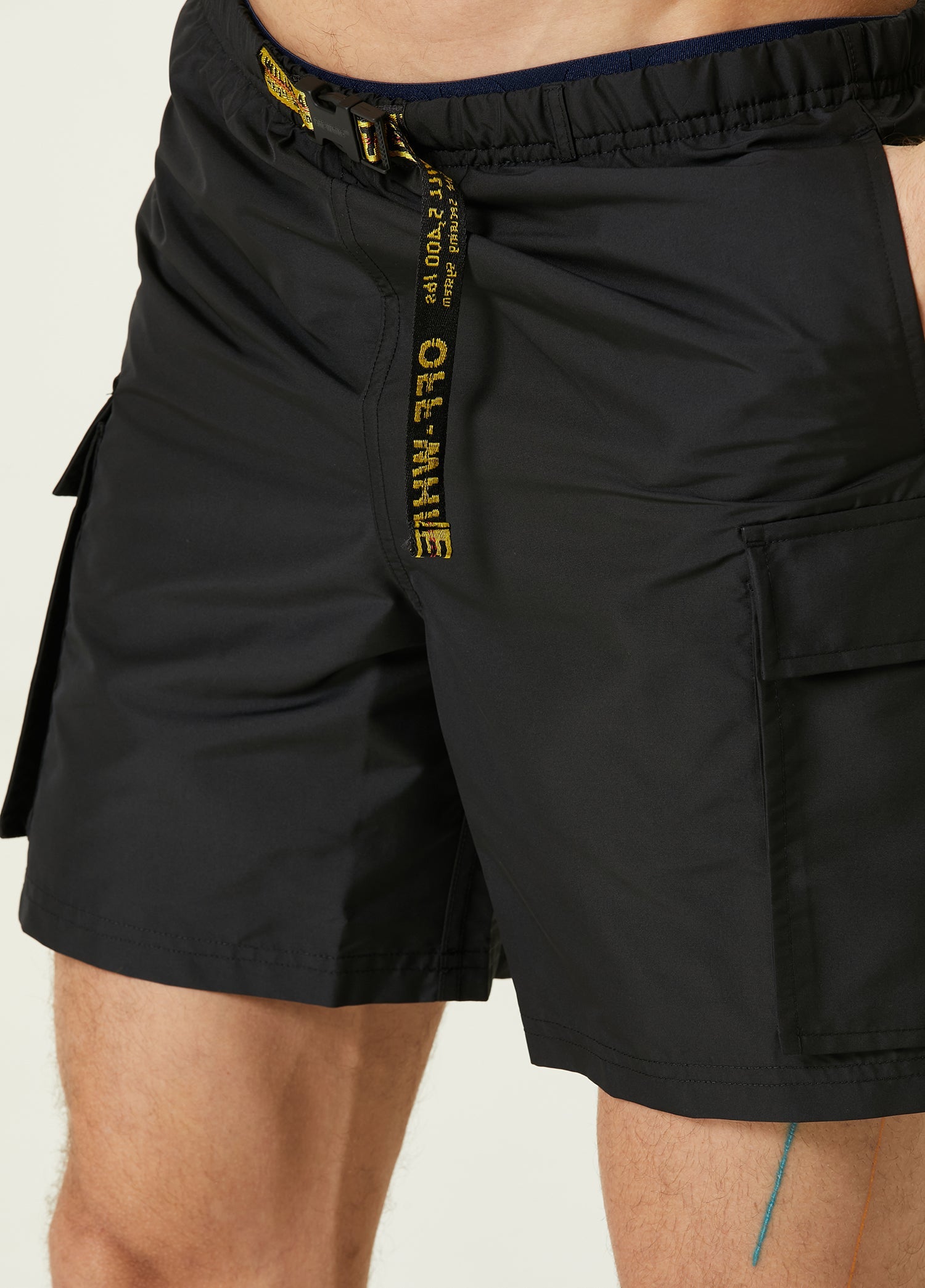 OFF-WHITE CLASSIC IND CARGO SWIMSHORTS - BEYMEN